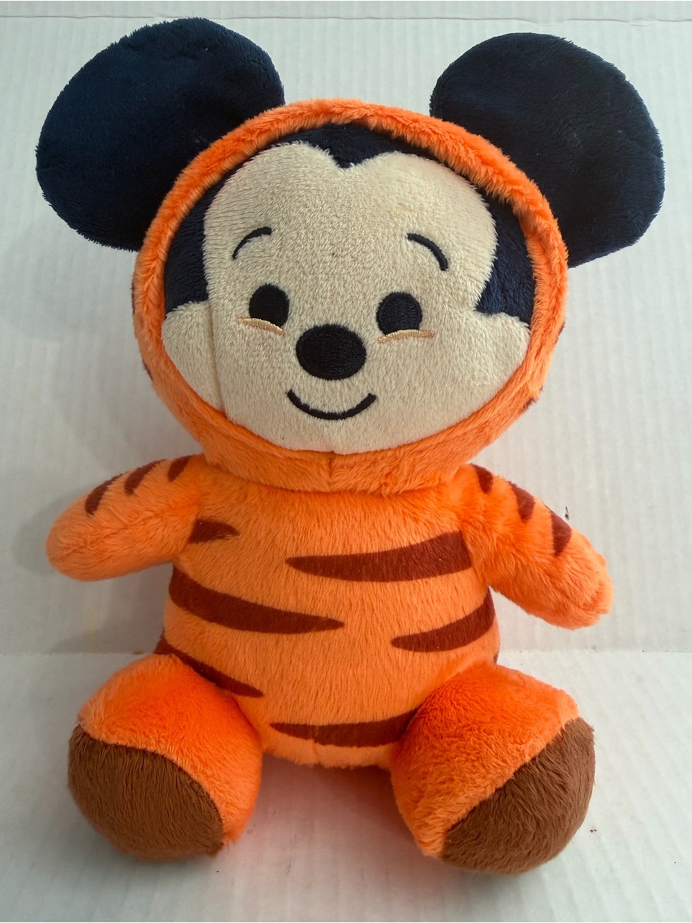 Disney Snuggle Plush Mickey Mouse in Tigger Costume Plush
